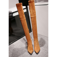 Funki Buys | Boots | Women's Over the Knee High Boots | PU Suede Boots