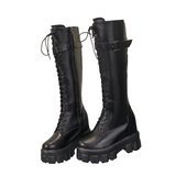 Funki Buys | Boots | Women's Knee High Boots | Retro Motorcycle Boots