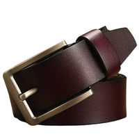 Funki Buys | Belts | Men's Leather Strap Luxury Pin Buckle Belt