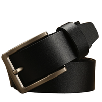Funki Buys | Belts | Men's Genuine Leather Strap Luxury Pin Buckle Belt