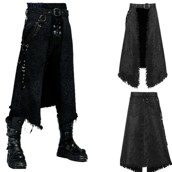 Funki Buys | Skirts | Men's Women's Medieval Gothic Punk Half Skirt