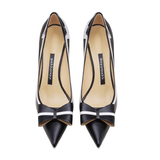 Funki Buys | Shoes | Women's Leather Butterfly-Knot Stilettos