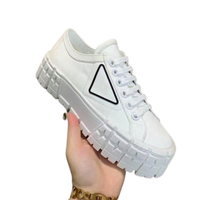 Funki Buys | Shoes | Women's Chunky Heeled Canvas Sneakers