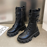 Funki Buys | Boots | Women's Chunky Motorcycle Boots | Punk Boots