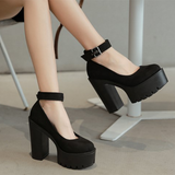 Funki Buys | Shoes | Women's Lolita Chunky Heel Platforms | Mary Janes