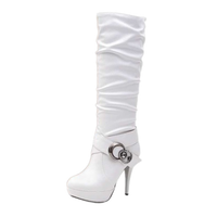 Funki Buys | Boots | Women's Knee High Stiletto Boots | Platform Boots