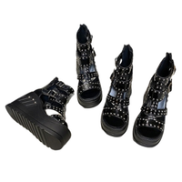 Funki Buys | Shoes | Women's Platform Wedge Sandals | Gladiator Shoes