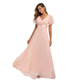 Funki Buys | Dresses | Women's Luxury Chiffon Evening Dress | Gown