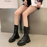 Funki Buys | Boots | Women's Chunky Motorcycle Boots | Punk Boots