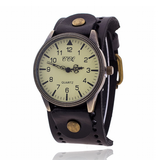 Funki Buys | Watches | Men's Women's Steampunk Wide Leather Strap