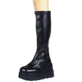 Funki Buys | Boots | Women's Knee High Platform Boots | Chunky Wedges
