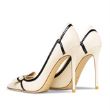 Funki Buys | Shoes | Women's Real Leather Butterfly-Knot High Heels