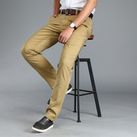 Funki Buys | Pants | Men's Straight Leg Dress Pants | Business Trousers