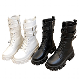 Funki Buys | Boots | Women's Chunky Motorcycle Boots | Punk Boots