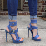 Funki Buys | Shoes | Women's High Platform Strappy Sandals | Roman Open Toe