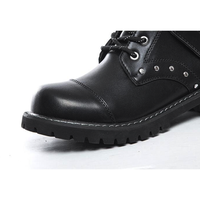 Funki Buys | Boots | Men's Gothic Punk Buckle Strap Biker Boots