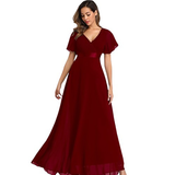 Funki Buys | Dresses | Women's Luxury Chiffon Evening Gown