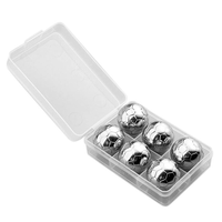 Funki Buys | Whisky Stones | Soccer Ball Stainless Steel Ice Cube Set