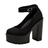 Funki Buys | Shoes | Women's Lolita Chunky Heel Platforms | Mary Janes