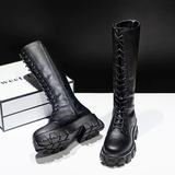 Funki Buys | Boots | Women's Knee-High Platform Boots | Combat Boots.