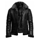 Funki Buys | Jackets | Men's Faux Fur, Faux Leather Winter Jacket