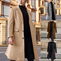 Funki Buys | Jackets | Men's Winter Woolen Coat | Topcoat Overcoat