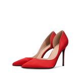 Funki Buys | Shoes | Women's Satin High Heel Stilettos | Pointed Pumps