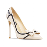 Funki Buys | Shoes | Women's Real Leather Butterfly-Knot High Heels