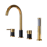 Funki Buys | Faucets | Luxury Gold Brass Bathroom Faucet Set | Taps
