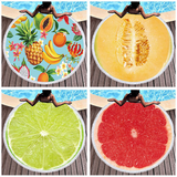 Funki Buys | Beach Mats | Fruit Printed Beach Mat | Beach Towel Blanket