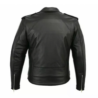 Funki Buys | Jackets | Men's Biker Jacket | Faux Leather | Slim Fit