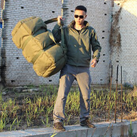 Funki Buys | Bags | Large Capacity Travel Bag 90L-100L | Canvas Military Bag