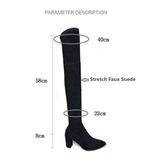 Funki Buys | Boots | Women's Over the Knee High Boots | PU Suede Boots