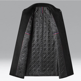 Funki Buys | Jackets | Men's Winter Wool Blend Jacket | Business Coat
