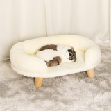 Funki Buys | Pet Beds | Dogs Cats Round Sofa Nest | Raised Pet Chair