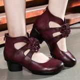 Funki Buys | Shoes | Women's Genuine Leather High Heel Mary Jane Pumps