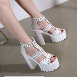 Funki Buys | Shoes | Women's New Summer Platform Sandals | Gothic Punk