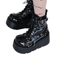 Funki Buys | Boots | Women's Brand New Gothic Style Platform Boots