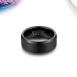 Funki Buys | Rings | Black Tungsten Wedding Band | Engagement Ring