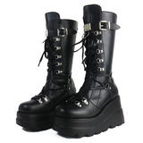 Funki Buys | Boots | Women's Brand New Gothic Style Platform Boots