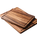 Funki Buys | Cutting Boards | Acacia Wood Cutting Board | Solid Wooden Chopping Board
