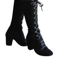 Funki Buys | Boots | Women's Vintage Retro Lace Up Boots