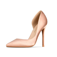 Funki Buys | Shoes | Women's Satin High Heel Stilettos | Pointed Pumps