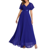 Funki Buys | Dresses | Women's Luxury Chiffon Evening Dress | Gown