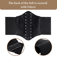 Funki Buys | Belts | Women's Gothic Under Bust Belt | Waist Cincher