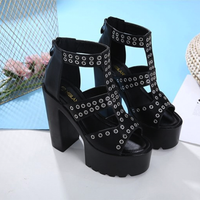 Funki Buys | Shoes | Women's New Summer Platform Sandals | Gothic Punk