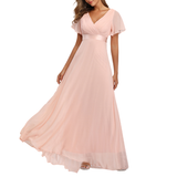 Funki Buys | Dresses | Women's Luxury Chiffon Evening Dress | Gown