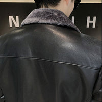 Funki Buys | Jackets | Men's Faux Leather Winter Jacket | Plus 4XL