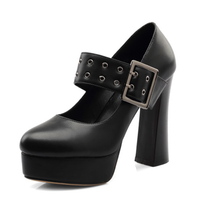 Funki Buys | Shoes | Women's Platform Mary Jane Shoes | Buckle Strap
