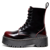 Funki Buys | Boots | Women's Men's Genuine Leather Platform Boots